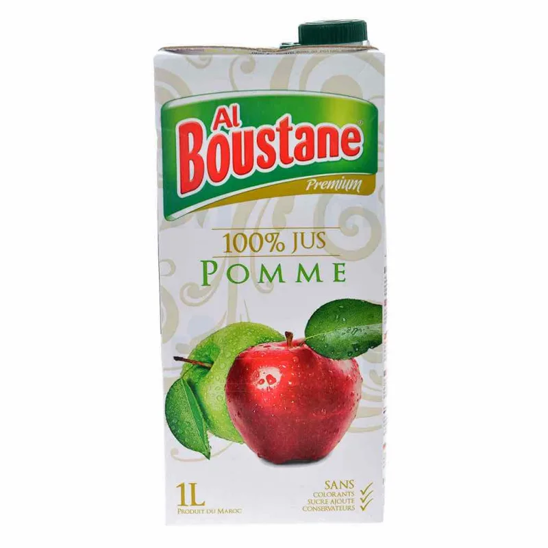 Al Boustane Pur jus de pomme 1L -33% chez Marjane