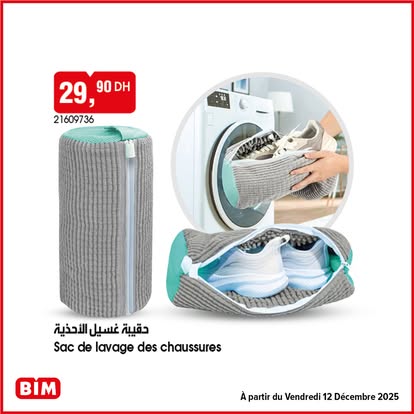 دقيقية غسيل الأحذية - Sac de lavage des chaussures