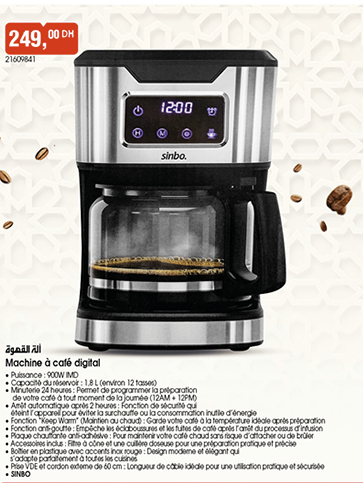 Machine à café digital